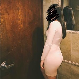 A Suede Dress from Bebe